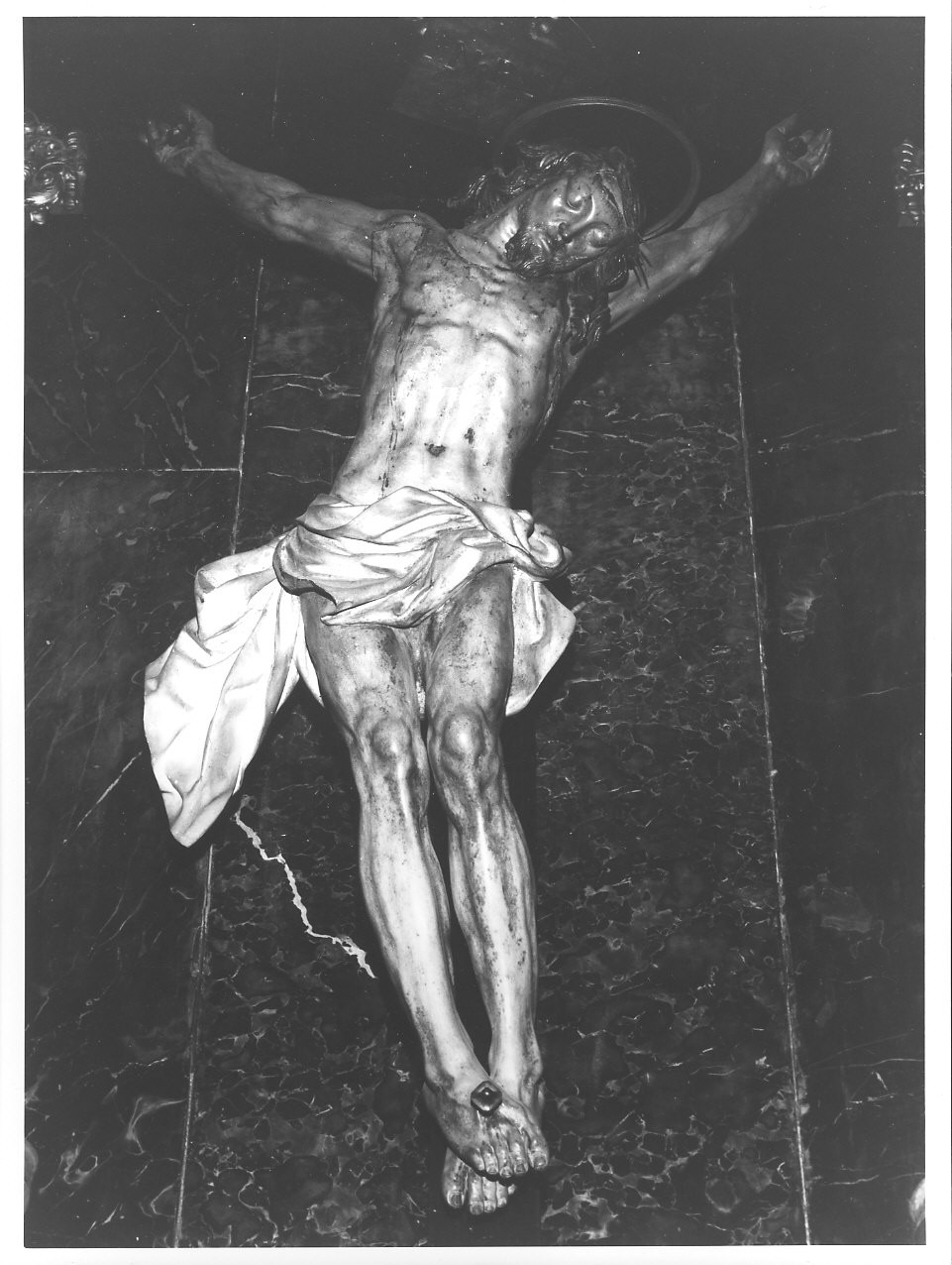 Cristo crocifisso (crocifisso, opera isolata) di Maragliano Anton Maria (sec. XVIII, sec. XIX)