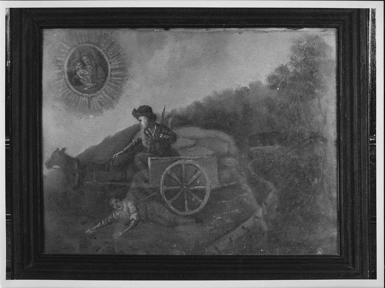 miracolo della Madonna (ex voto, opera isolata) - ambito italiano (fine/inizio secc. XIX/ XX)