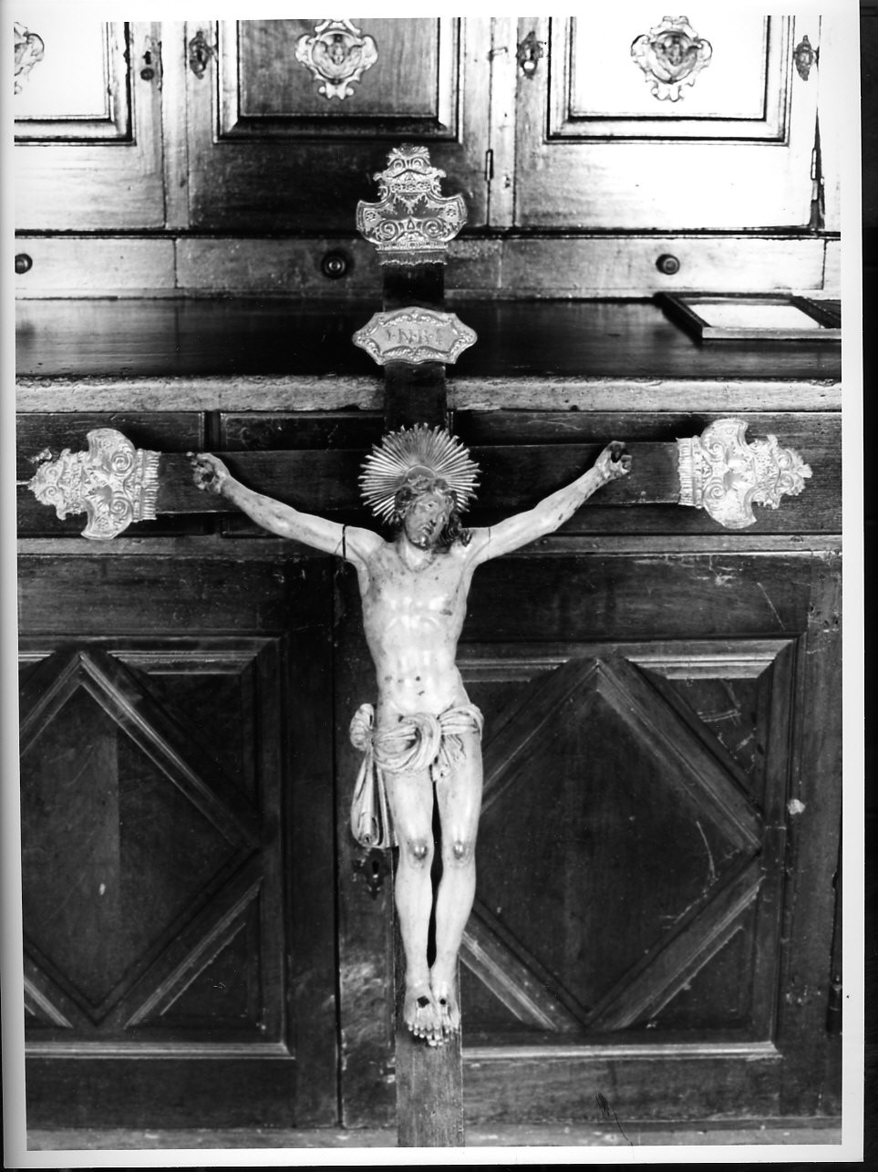 Cristo crocifisso (crocifisso, opera isolata) - bottega italiana (sec. XIX)