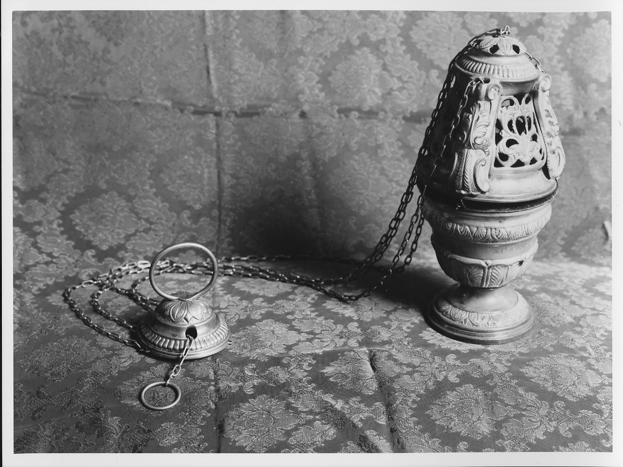 motivi decorativi vegetali (turibolo, opera isolata) di Gismondi S. P (sec. XIX)