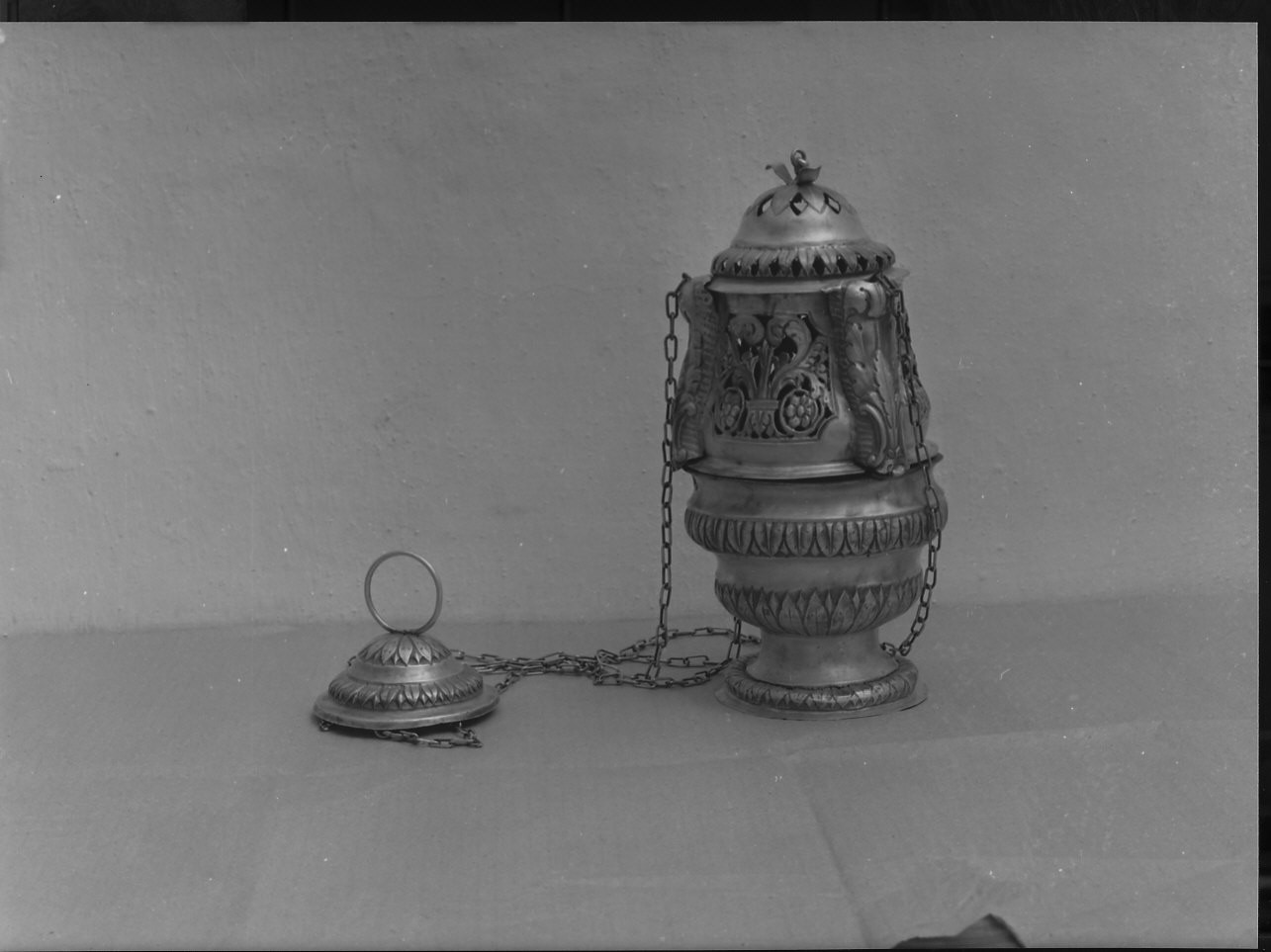 motivi decorativi vegetali (turibolo, opera isolata) - bottega ligure (sec. XIX)