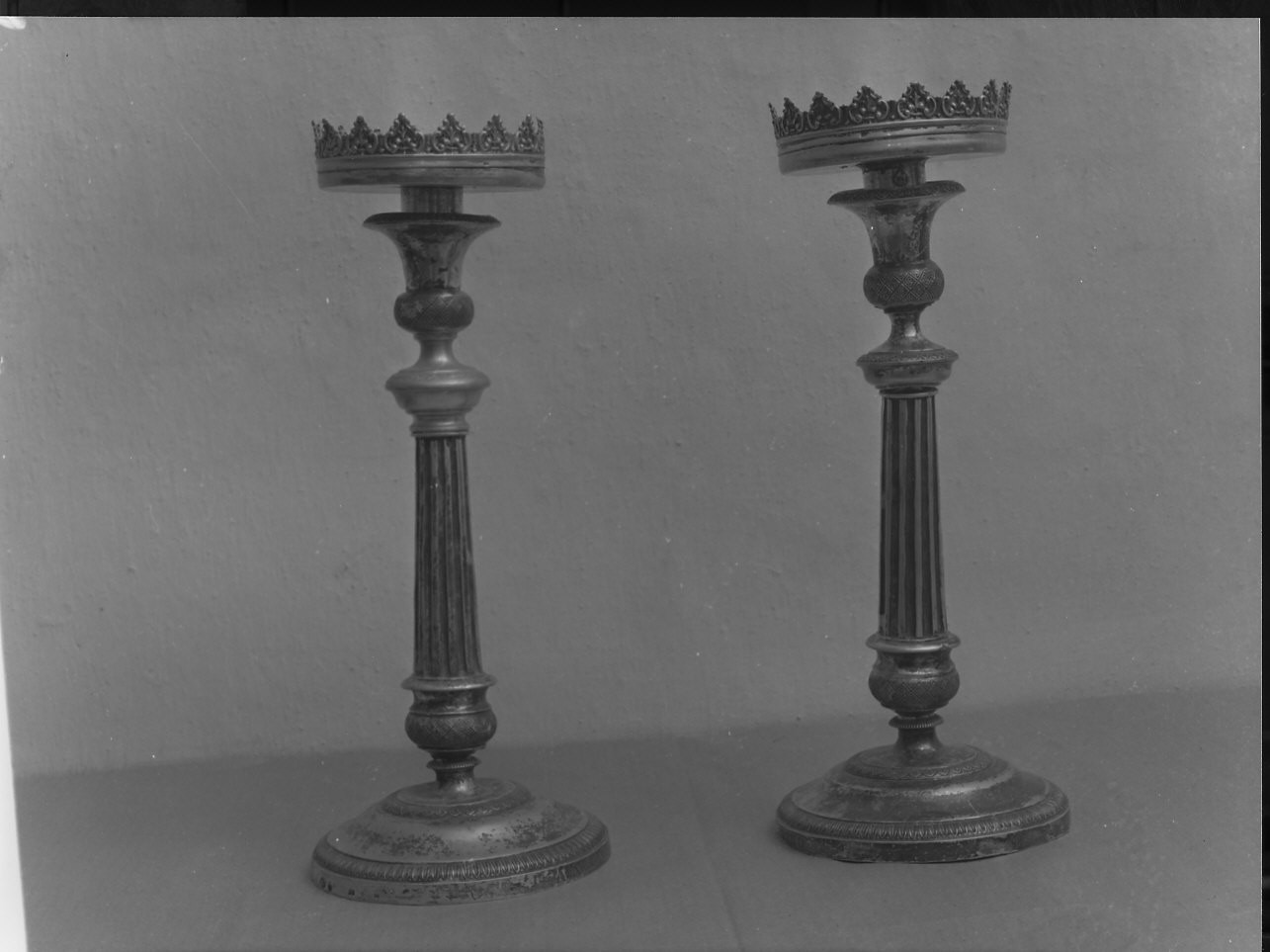 candeliere, coppia - bottega ligure (sec. XIX)