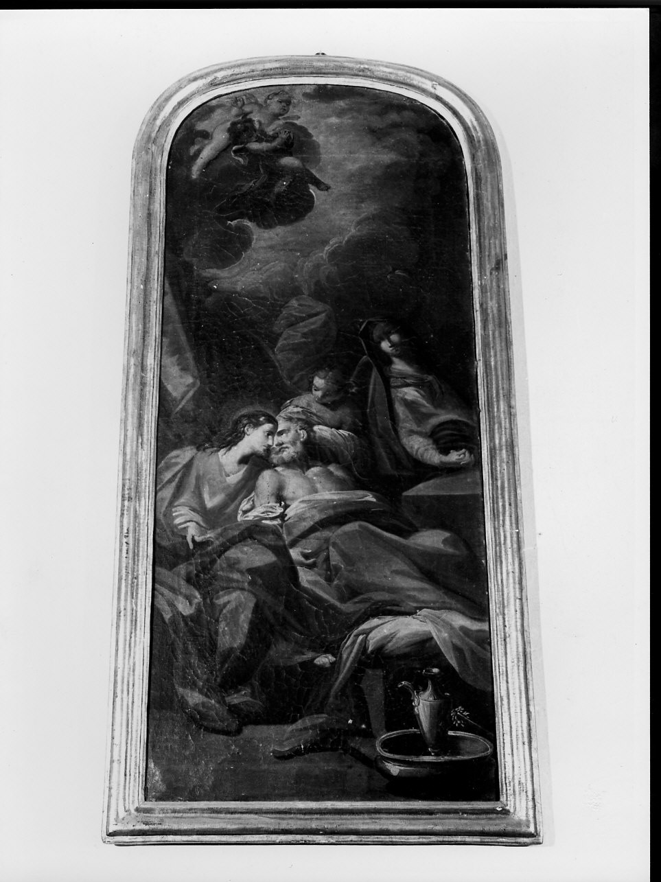 morte di San Giuseppe (dipinto, opera isolata) - ambito genovese (fine sec. XVIII)