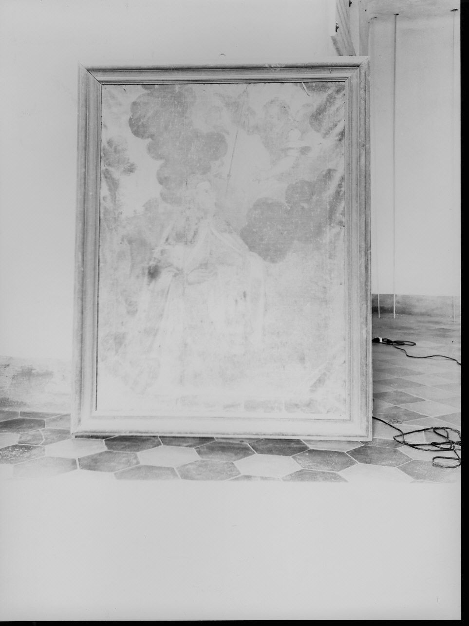 Santa Teresa d'Avila ha la visione dell'angelo che le trafigge il cuore con una freccia ardente (dipinto, opera isolata) - ambito ligure (sec. XVII)