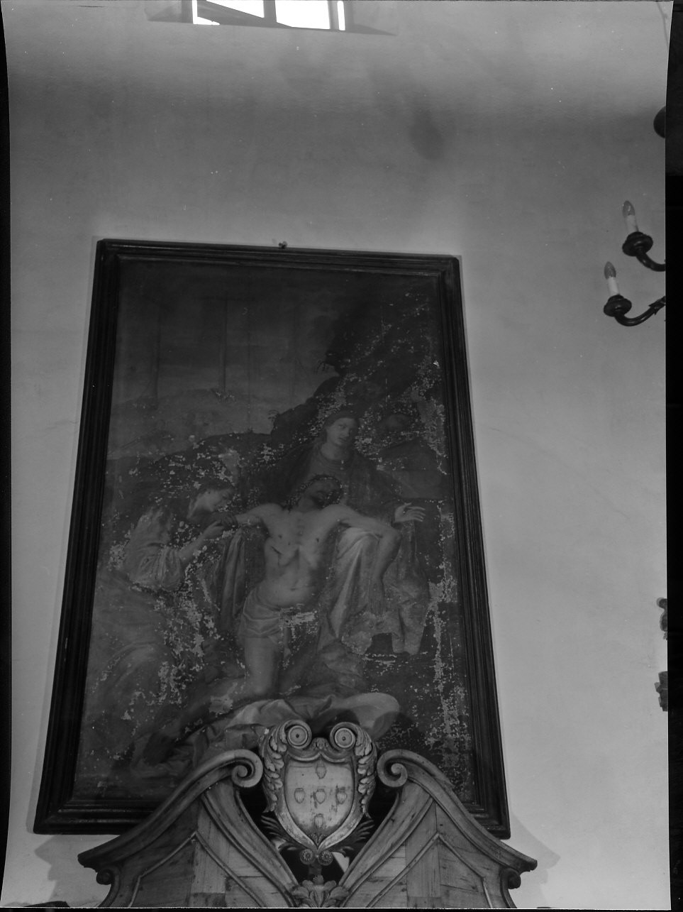 Pietà (dipinto, opera isolata) - ambito savonese (prima metà sec. XVIII)