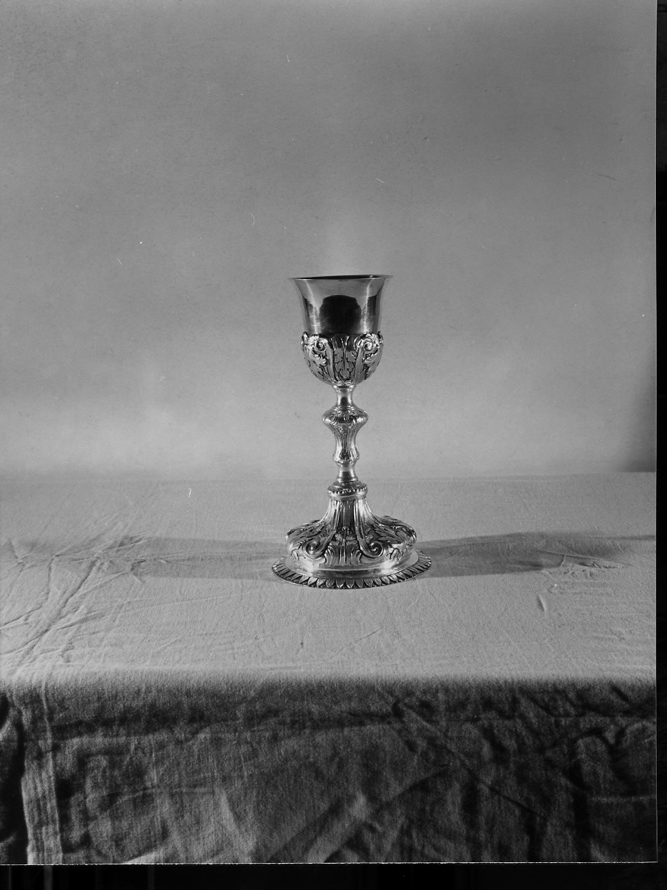 motivi decorativi vegetali (calice, opera isolata) - bottega italiana (sec. XIX)