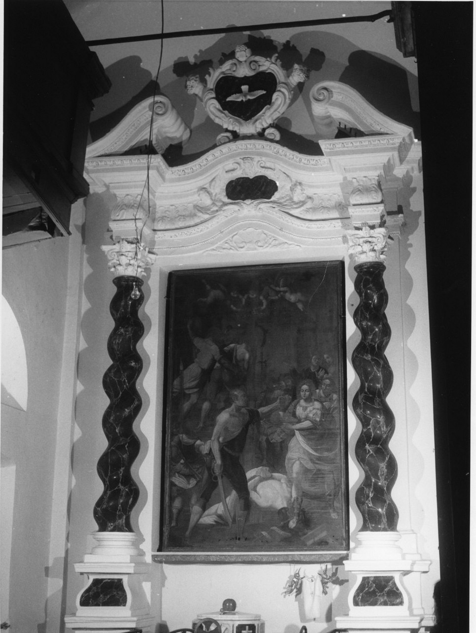 motivi decorativi architettonici (altare, opera isolata) - bottega ligure (prima metà sec. XVIII)