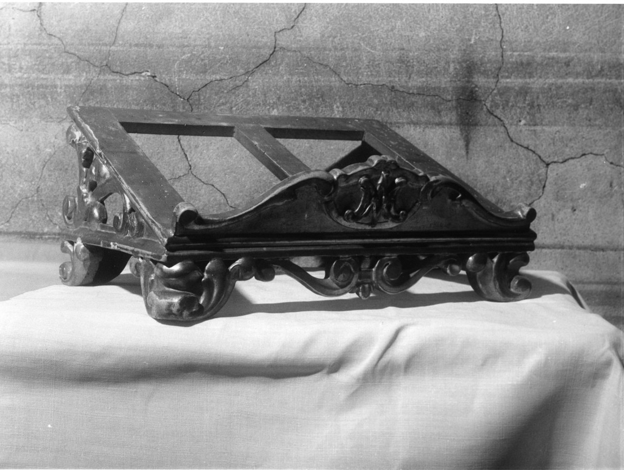 monogramma mariano (leggio d'altare, opera isolata) - bottega ligure (sec. XIX)