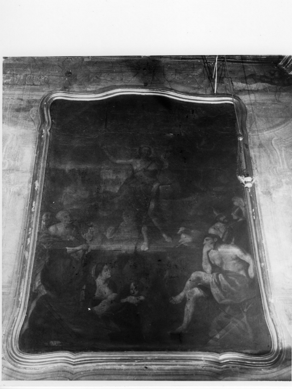 San Giovanni Battista predica nel deserto (dipinto, opera isolata) di Guascone Felice (sec. XVIII)