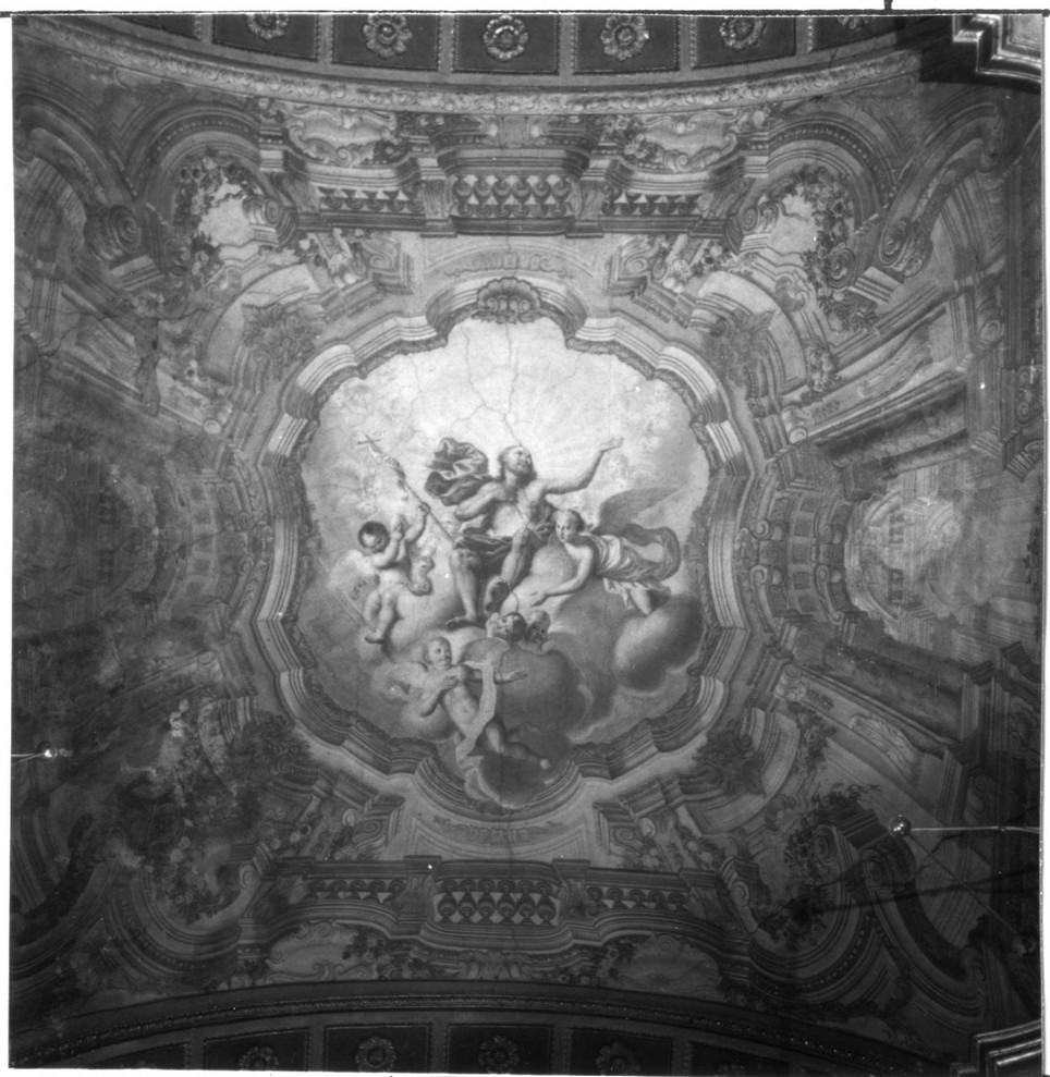 San Giovanni Battista in gloria (dipinto, opera isolata) di Galeotti Giuseppe (sec. XVIII)