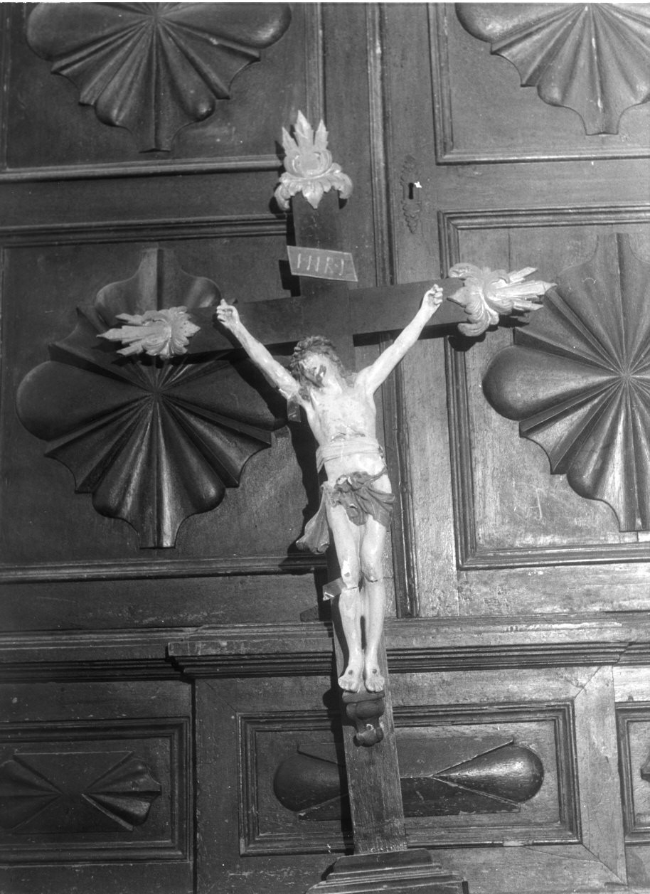 Cristo crocifisso (crocifisso, opera isolata) - bottega ligure (inizio sec. XIX)