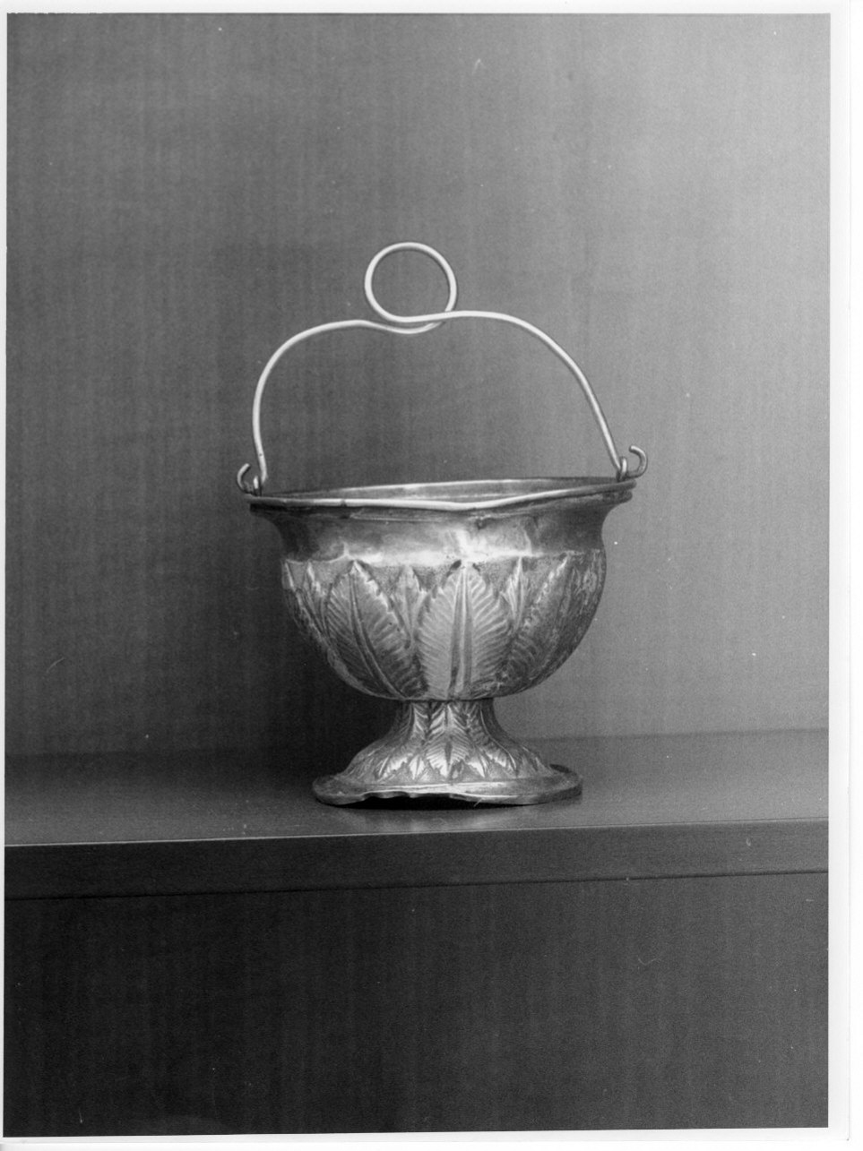 motivi decorativi vegetali (secchiello per l'acqua benedetta, opera isolata) - bottega ligure (inizio sec. XIX)