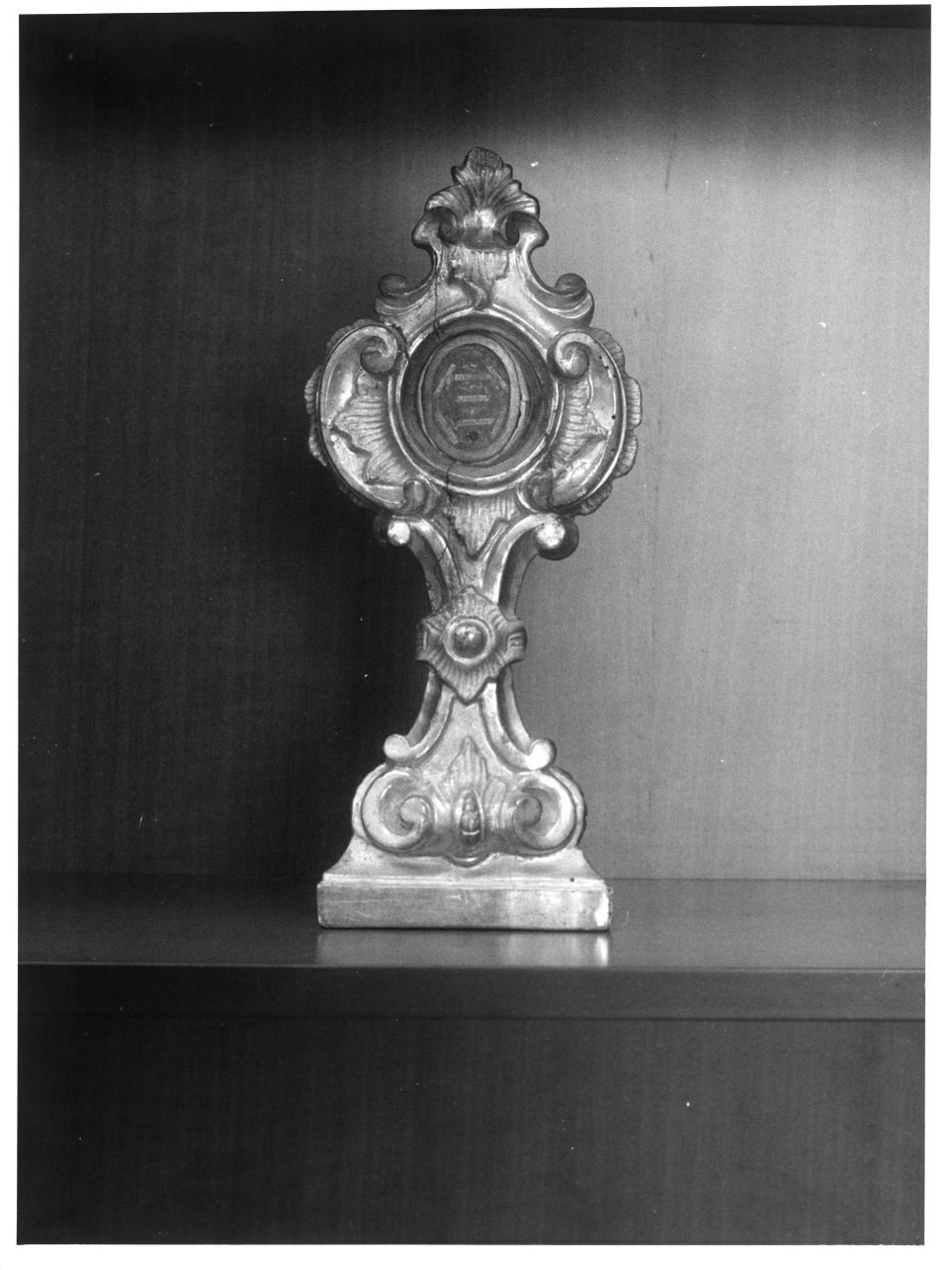 motivi decorativi a volute (reliquiario - a ostensorio, opera isolata) - bottega ligure (seconda metà sec. XIX)