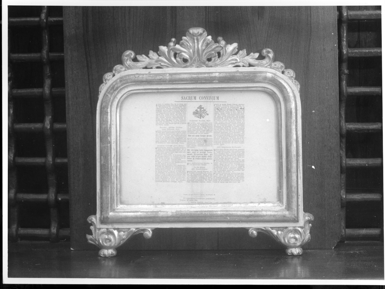 motivi decorativi a foglie d'acanto (cartagloria, coppia) - bottega ligure (sec. XIX)