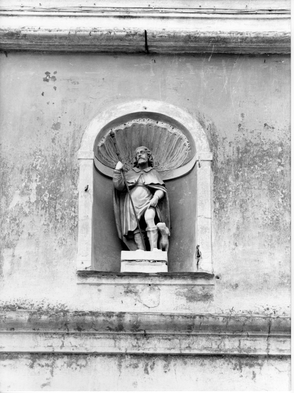 San Rocco (statua, opera isolata) - bottega ligure (sec. XVII)