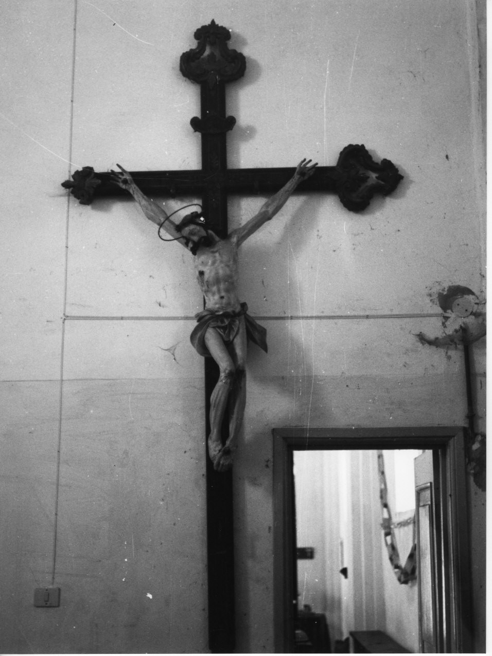 Cristo crocifisso (crocifisso, opera isolata) - bottega ligure (seconda metà sec. XVIII)