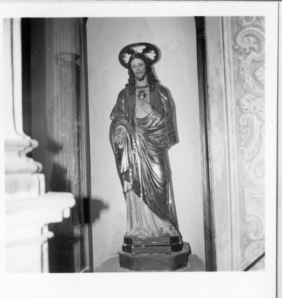 Sacro Cuore di Gesù (statua, opera isolata) - bottega italiana (inizio sec. XX)