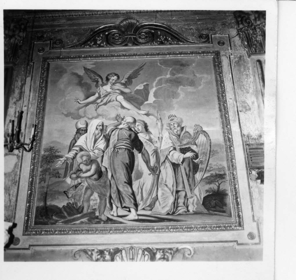 sacrificio di Isacco (dipinto, opera isolata) di Seronno (sec. XIX)