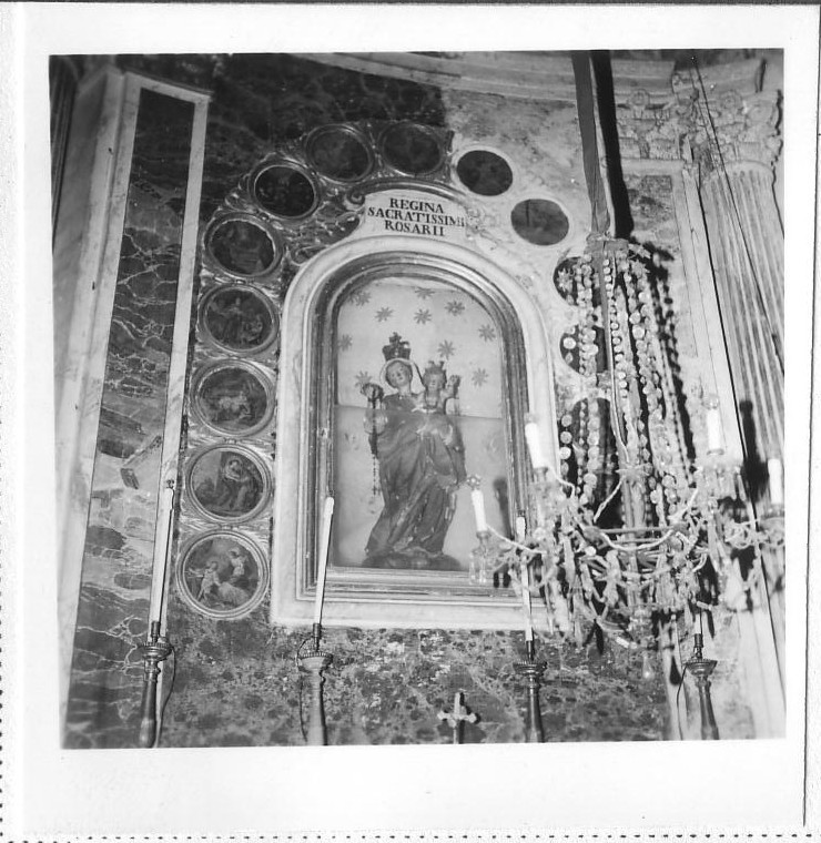 Madonna del Rosario (statua, opera isolata) di Maragliano Giovanni (metà sec. XVIII)