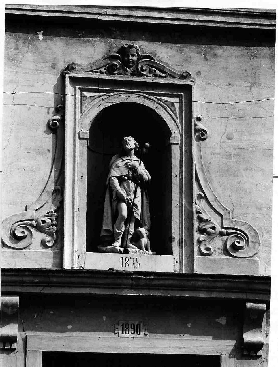 San Rocco (statua, opera isolata) - bottega ligure (ultimo quarto sec. XIX)