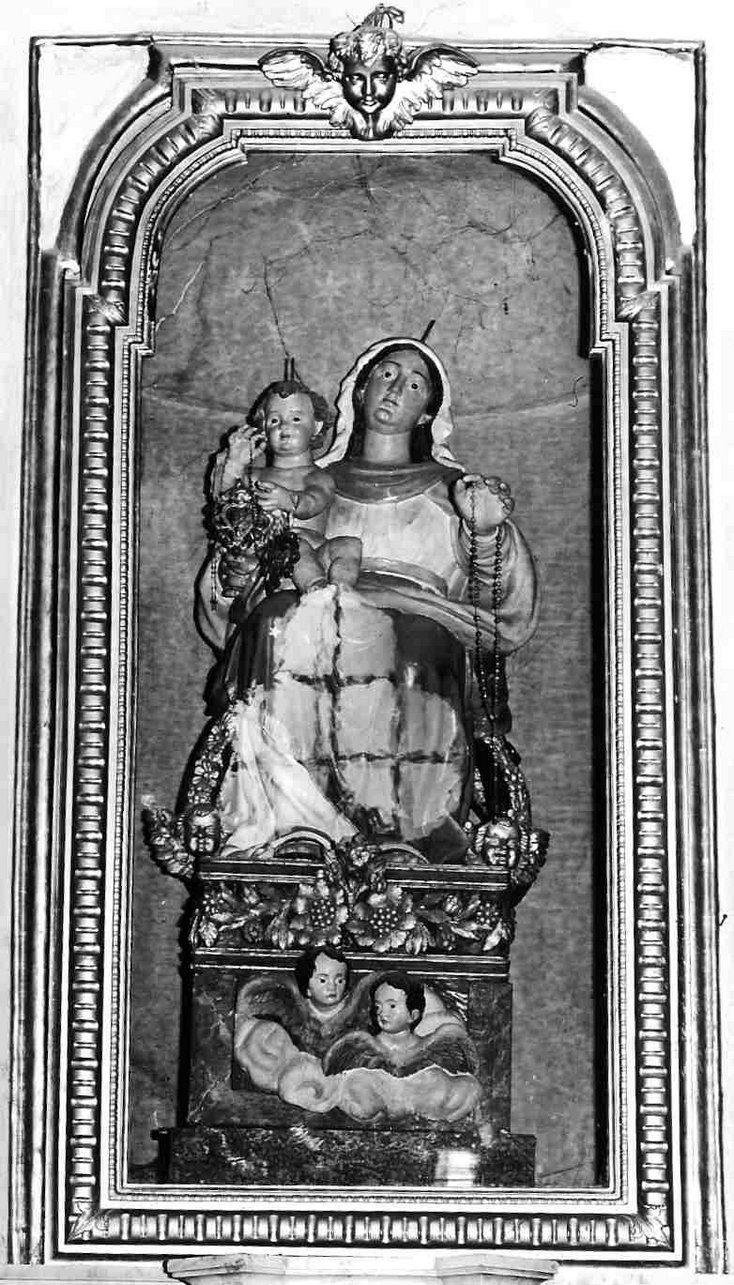 Madonna del Rosario (macchina processionale, elemento d'insieme) - bottega ligure (sec. XX)