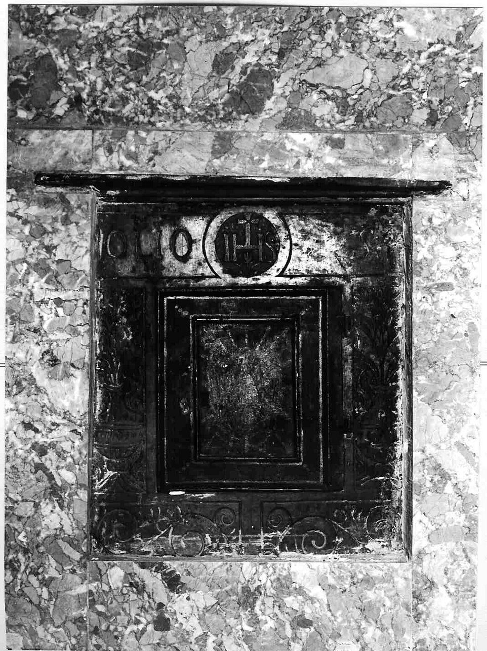 tabernacolo murale, opera isolata - bottega ligure (sec. XVII)