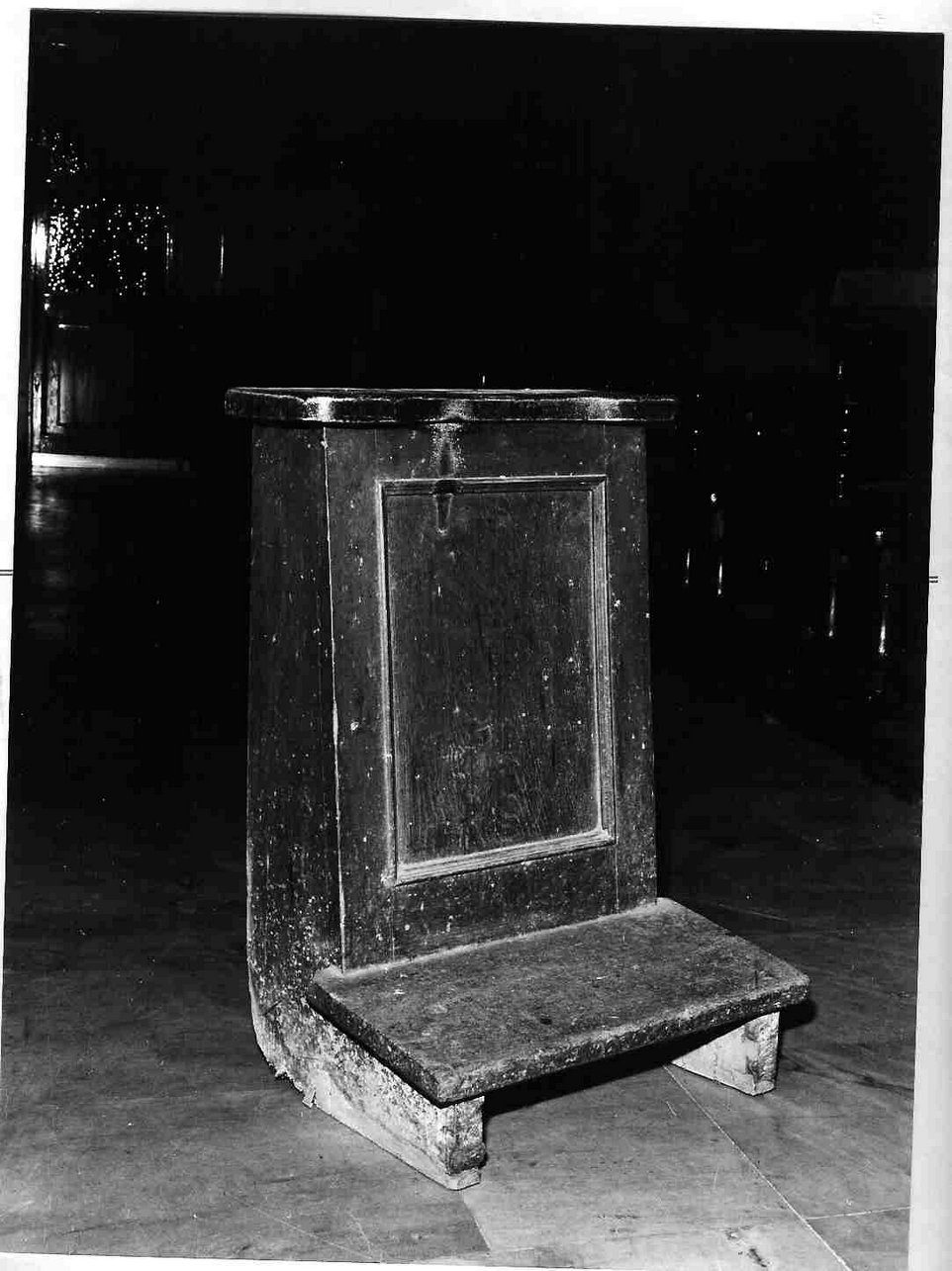 inginocchiatoio, opera isolata - bottega ligure (sec. XIX)