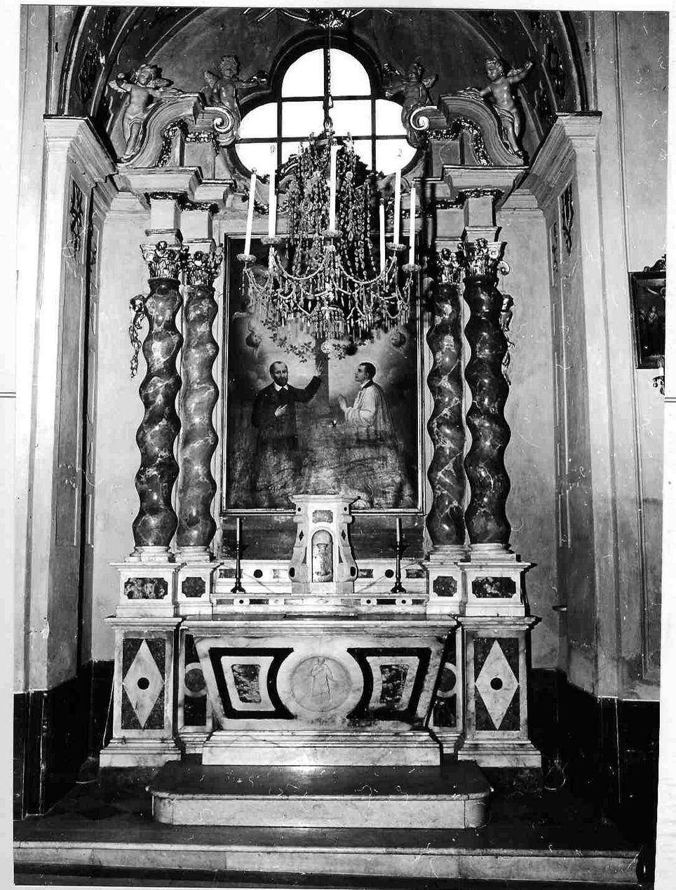 altare, insieme - bottega ligure (ultimo quarto sec. XIX)