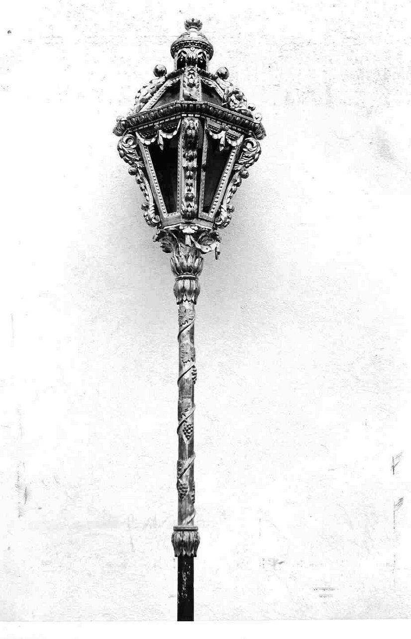 lanterna processionale, serie - bottega ligure (sec. XIX)