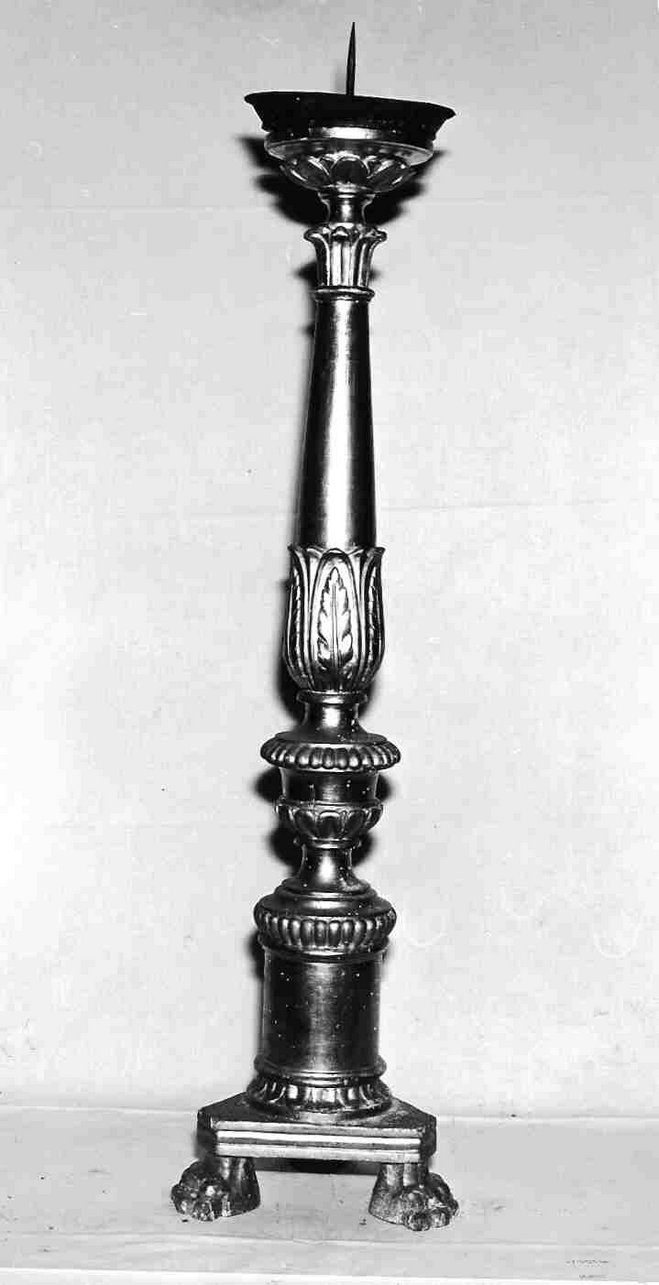 candeliere, serie - bottega ligure (inizio sec. XIX)