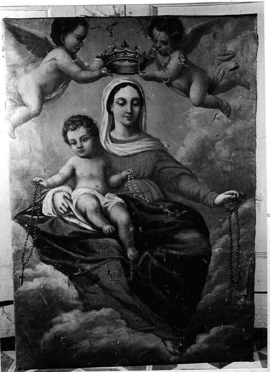 Madonna del Rosario (dipinto, opera isolata) - ambito ligure (prima metà sec. XIX)