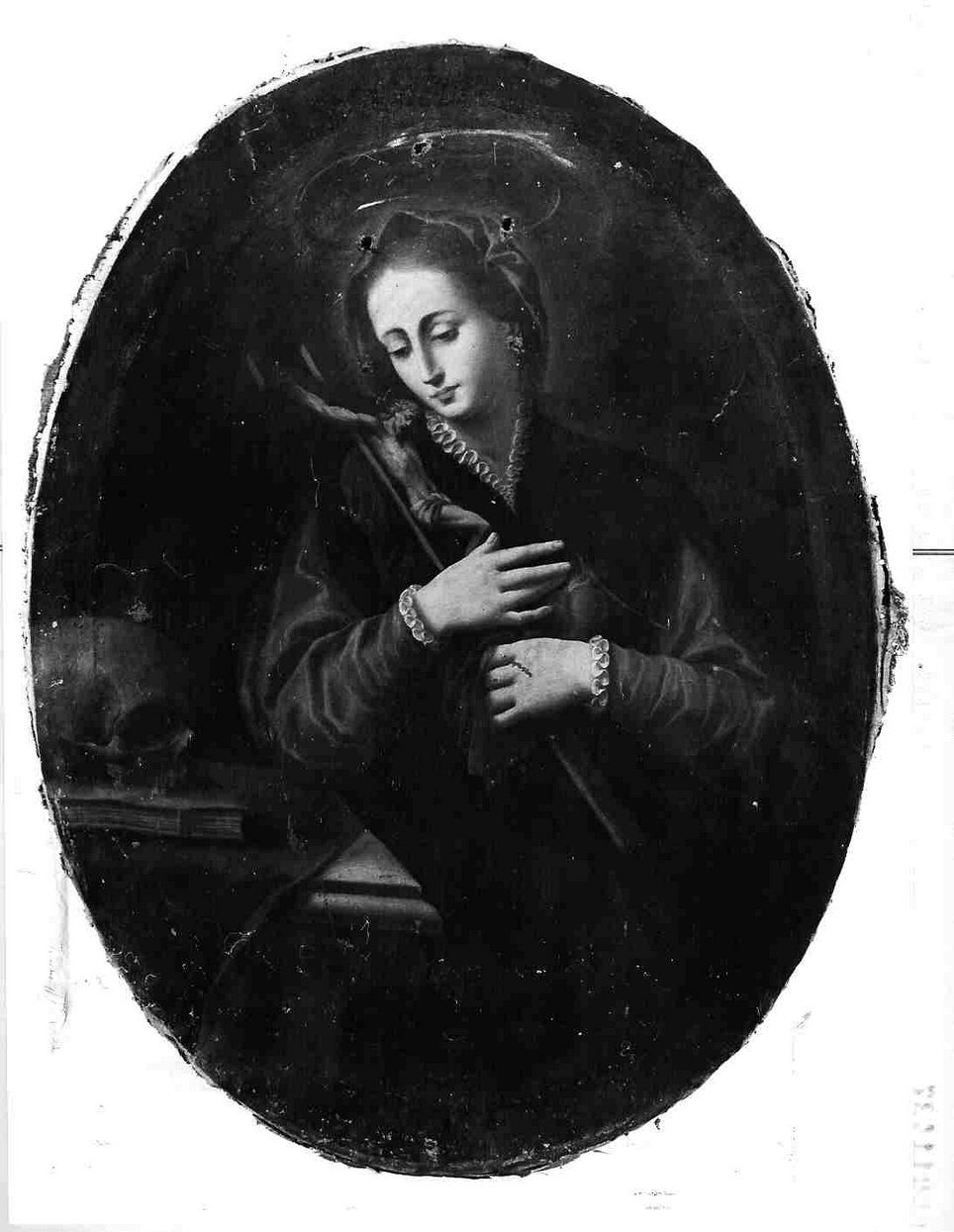 Santa Caterina da Genova (dipinto, opera isolata) - ambito genovese (sec. XVIII)