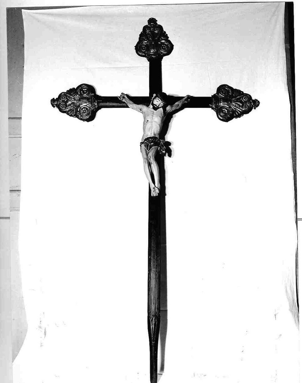 croce processionale, opera isolata - bottega ligure (sec. XIX)