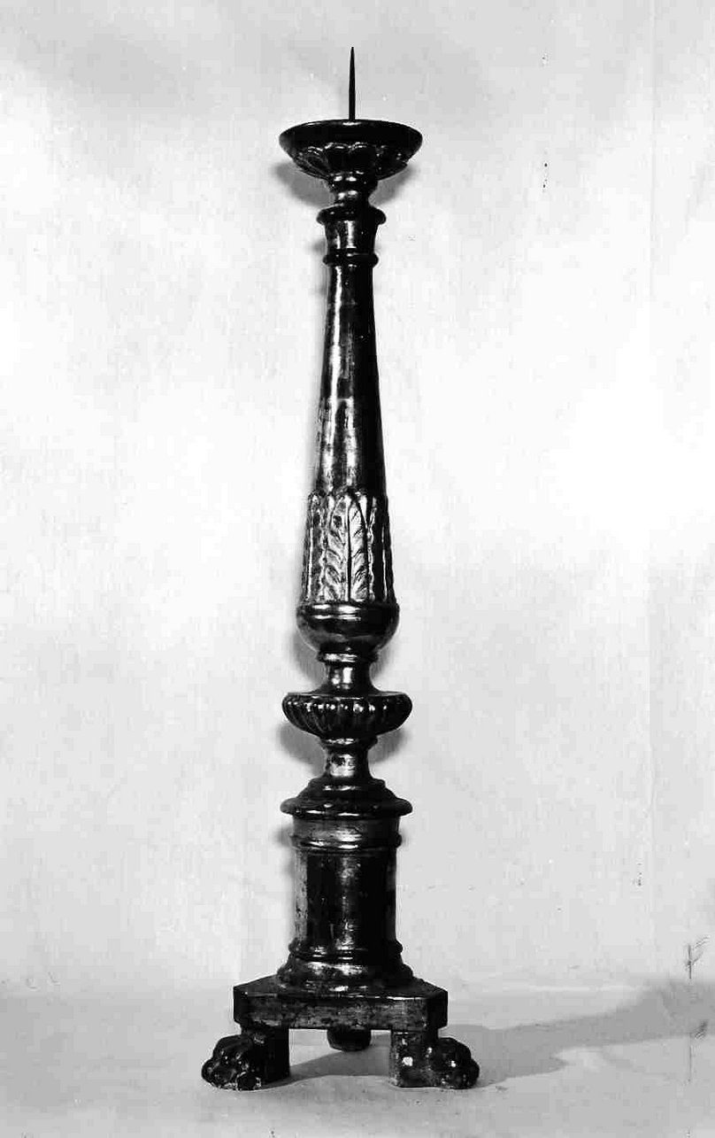 candeliere, serie - bottega ligure (sec. XIX)