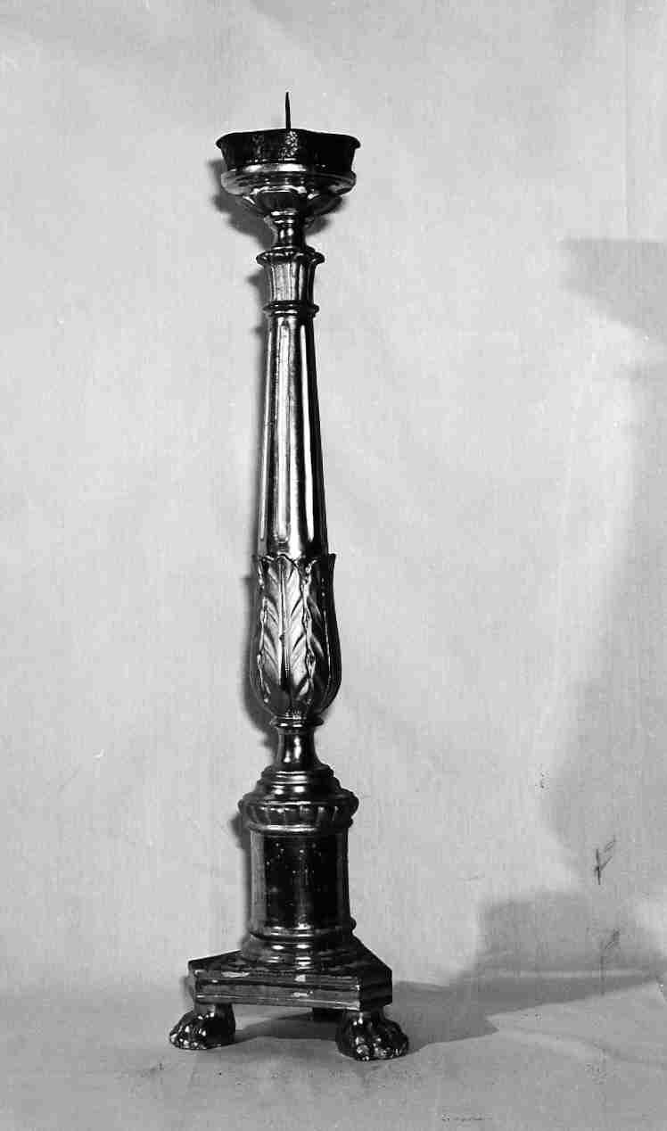 candeliere, serie - bottega ligure (sec. XIX)