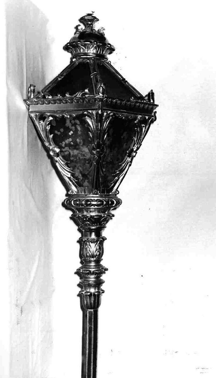 lanterna processionale, serie - bottega ligure (sec. XIX)