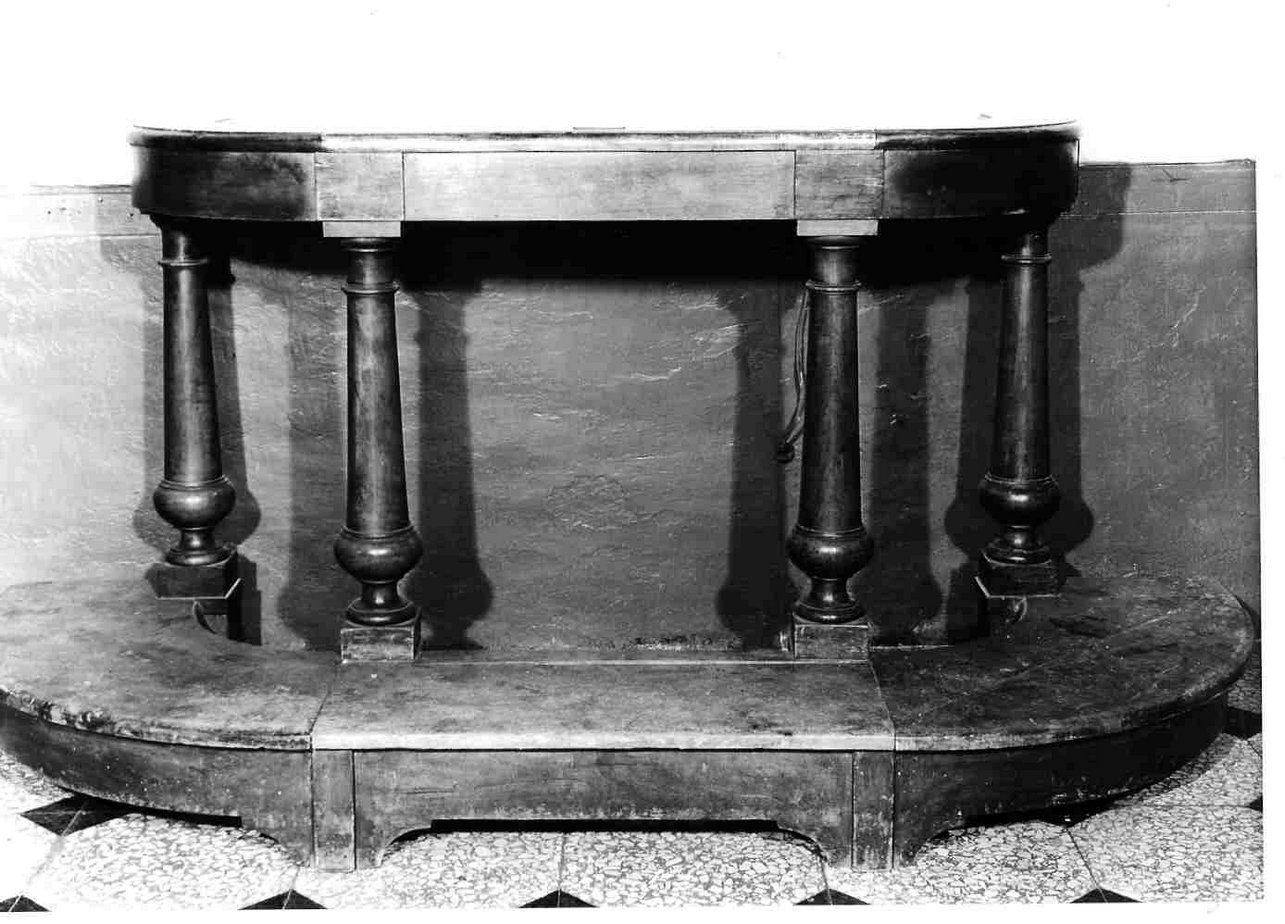 inginocchiatoio, opera isolata - bottega ligure (inizio sec. XX)