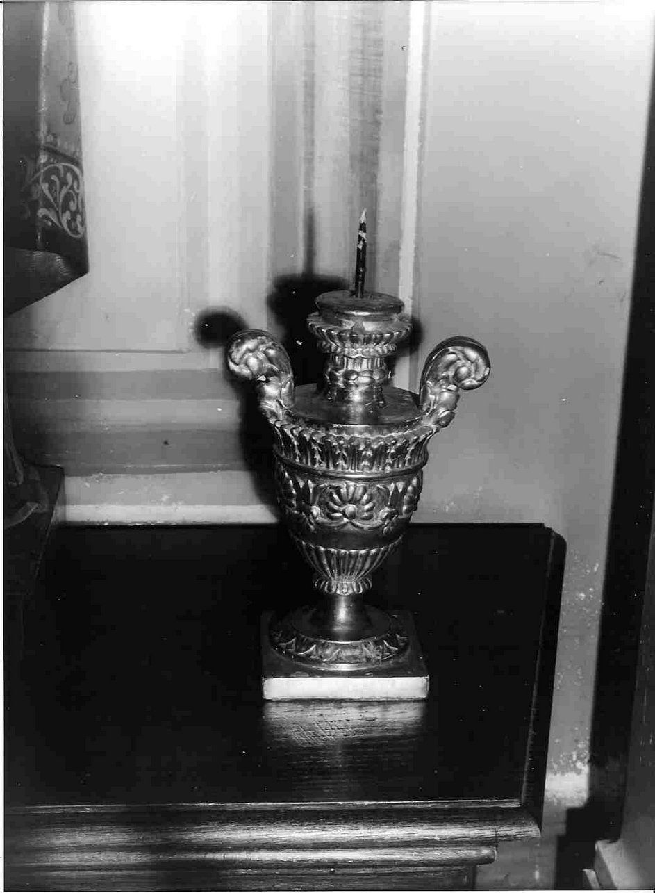 vaso d'altare, coppia - bottega ligure (inizio sec. XIX)