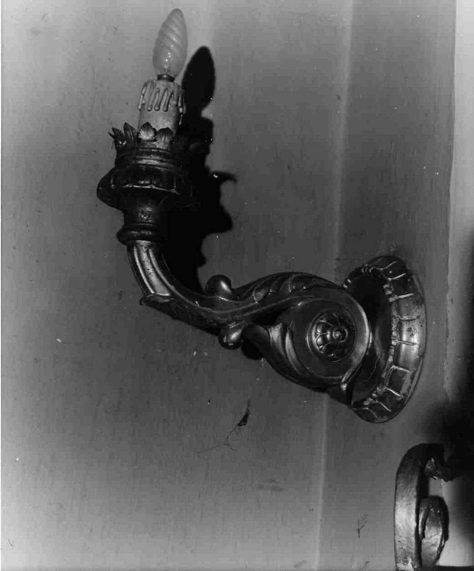 portacandele, coppia - bottega ligure (fine sec. XIX)