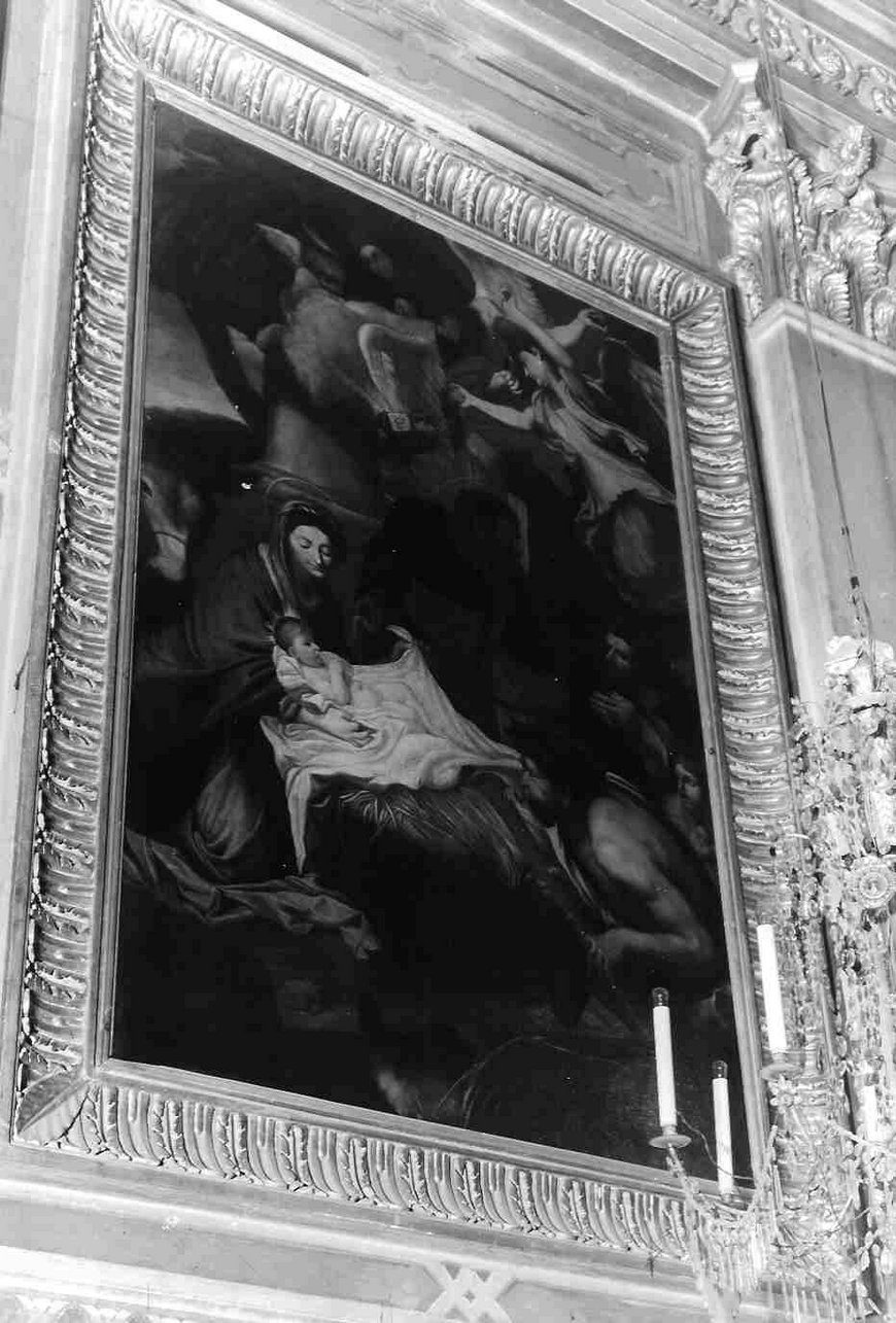 natività di Gesù (dipinto, opera isolata) - ambito ligure (sec. XVII)