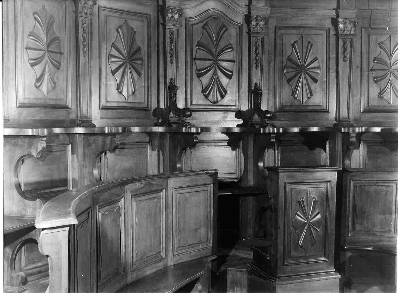 stalli del coro, insieme di Poggi Francesco (terzo quarto sec. XVIII)