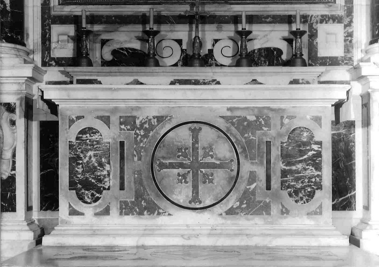 paliotto, elemento d'insieme - bottega ligure (sec. XVII)