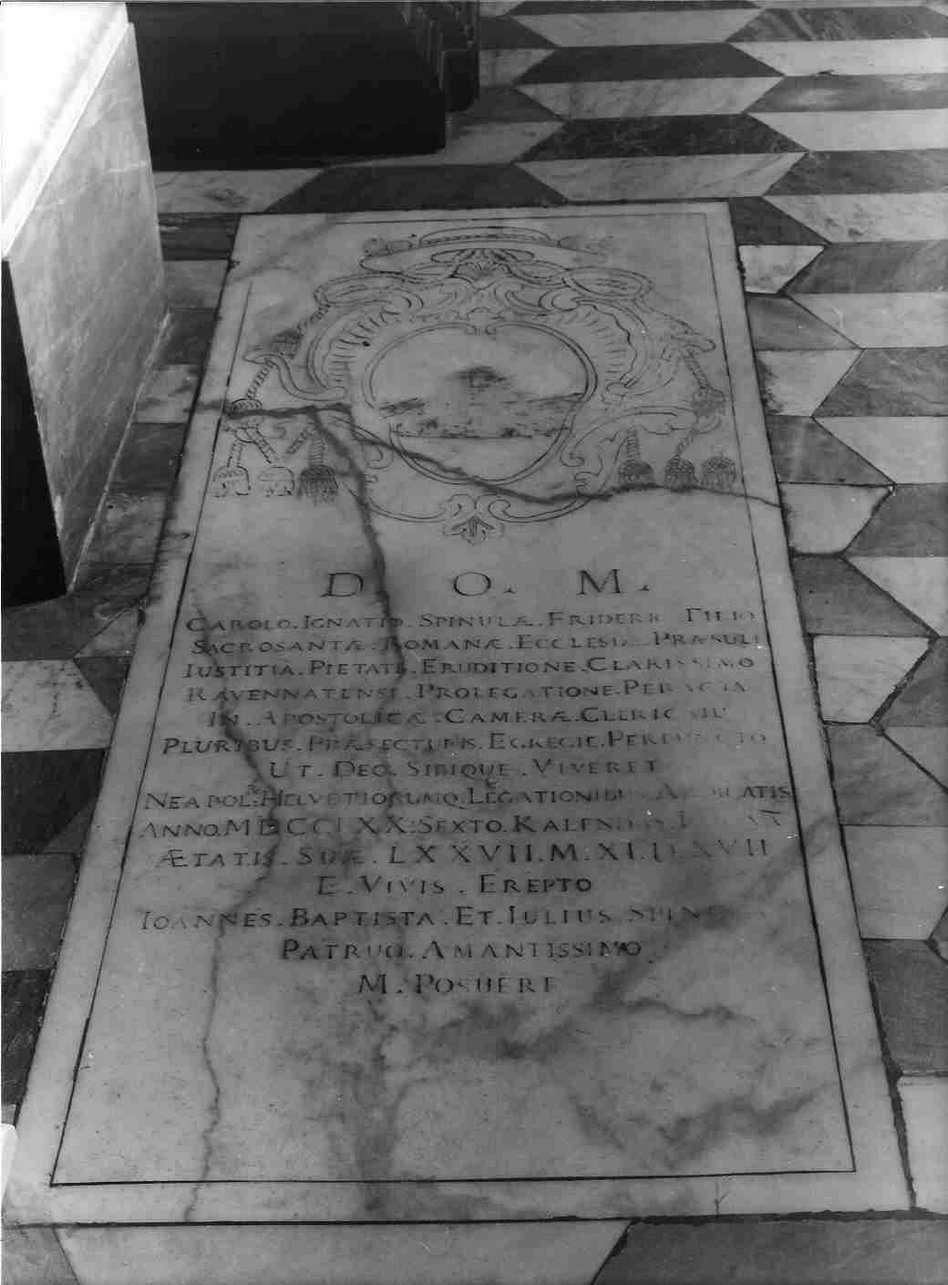 lapide, opera isolata - bottega ligure (ultimo quarto sec. XVIII)