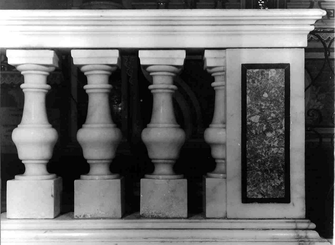 balaustrata di altare, serie - bottega ligure (sec. XVIII)