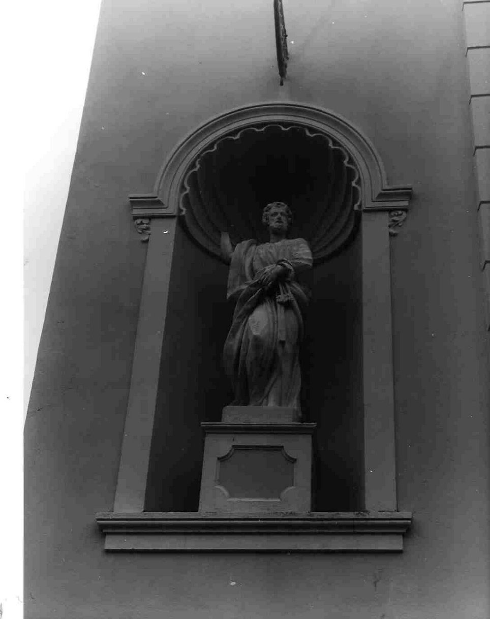 San Pietro (statua, pendant) - bottega italiana (sec. XIX)