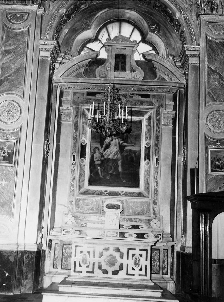 altare, elemento d'insieme - bottega ligure (metà sec. XVIII)