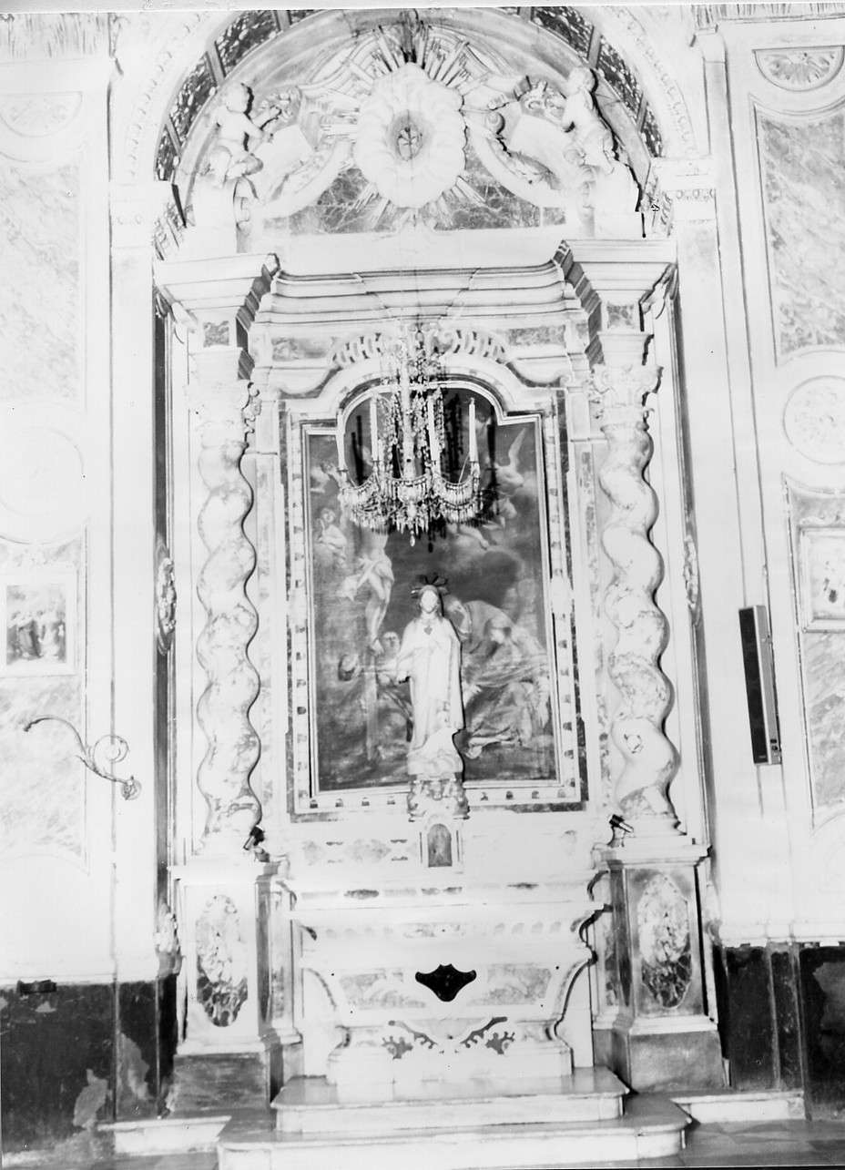 altare, elemento d'insieme - bottega ligure (prima metà sec. XVIII)