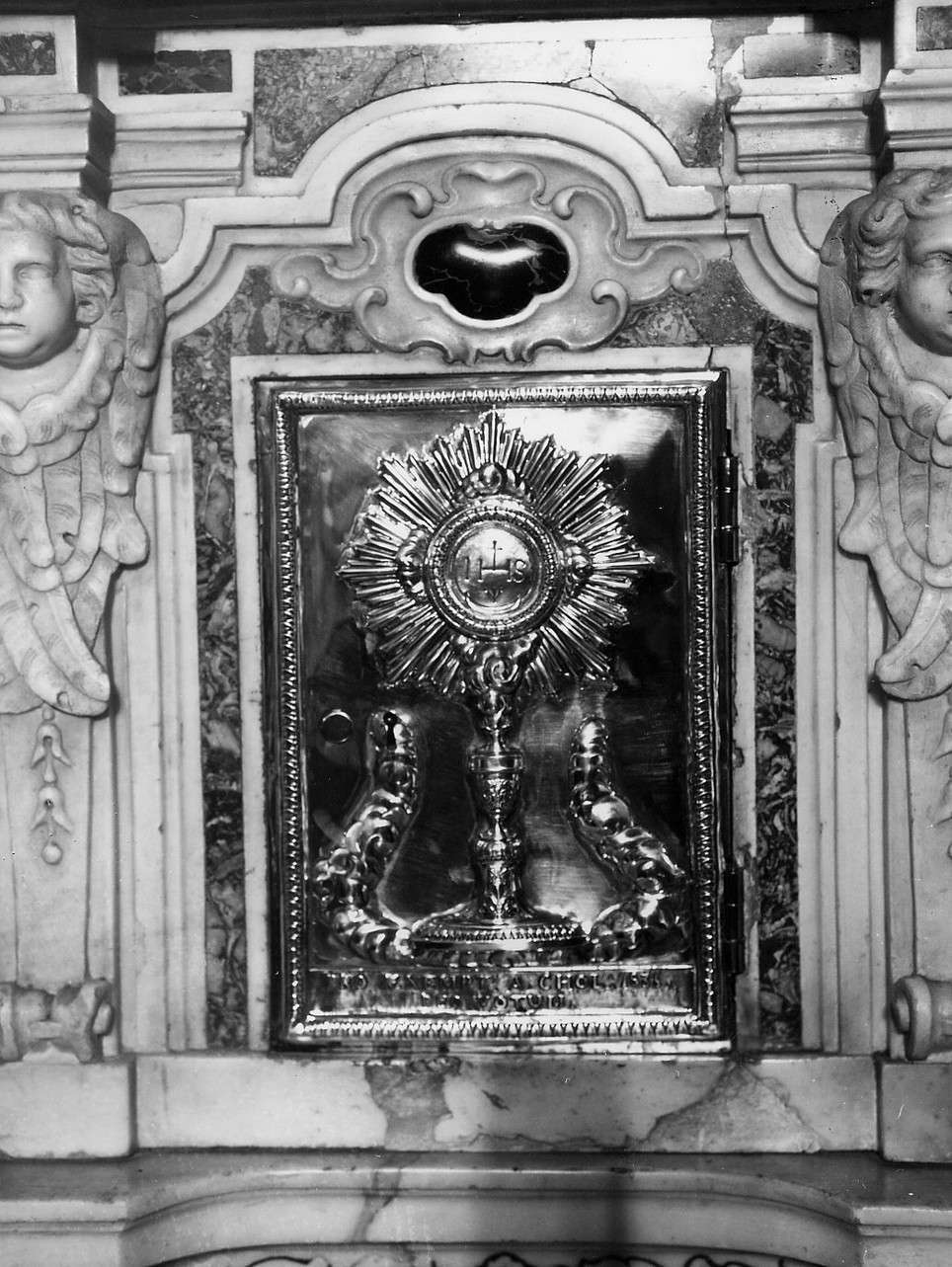 sportello di tabernacolo, opera isolata - bottega ligure (sec. XIX)