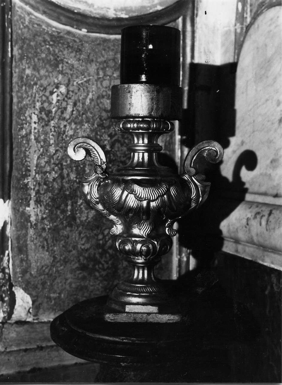 portacandelabro, opera isolata - bottega ligure (metà sec. XVIII)