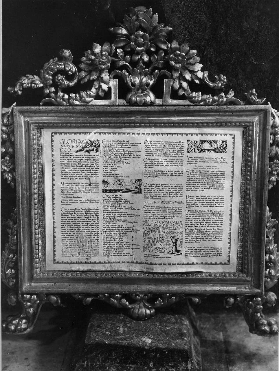 cartagloria - bottega ligure (metà sec. XIX)